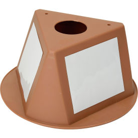 Inventory Control Cone W/ Dry Erase Decals Tan 056CTAN