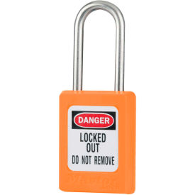 Master Lock® Thermoplastic Zenex™ S31KAORJ Safety Padlock 1-3/8