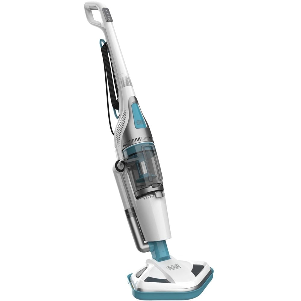 Black+Decker Corded Vacuum + Steam Mop, White MPN:BDXSMV190G