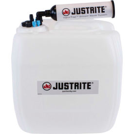 Justrite 12846 VaporTrap™ UN/DOT Carboy With Filter Kit HDPE 13.5-Liter 8 Ports 12846