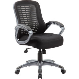 Boss Mesh Office Chair - Fabric - High Back - Black B6756-BK