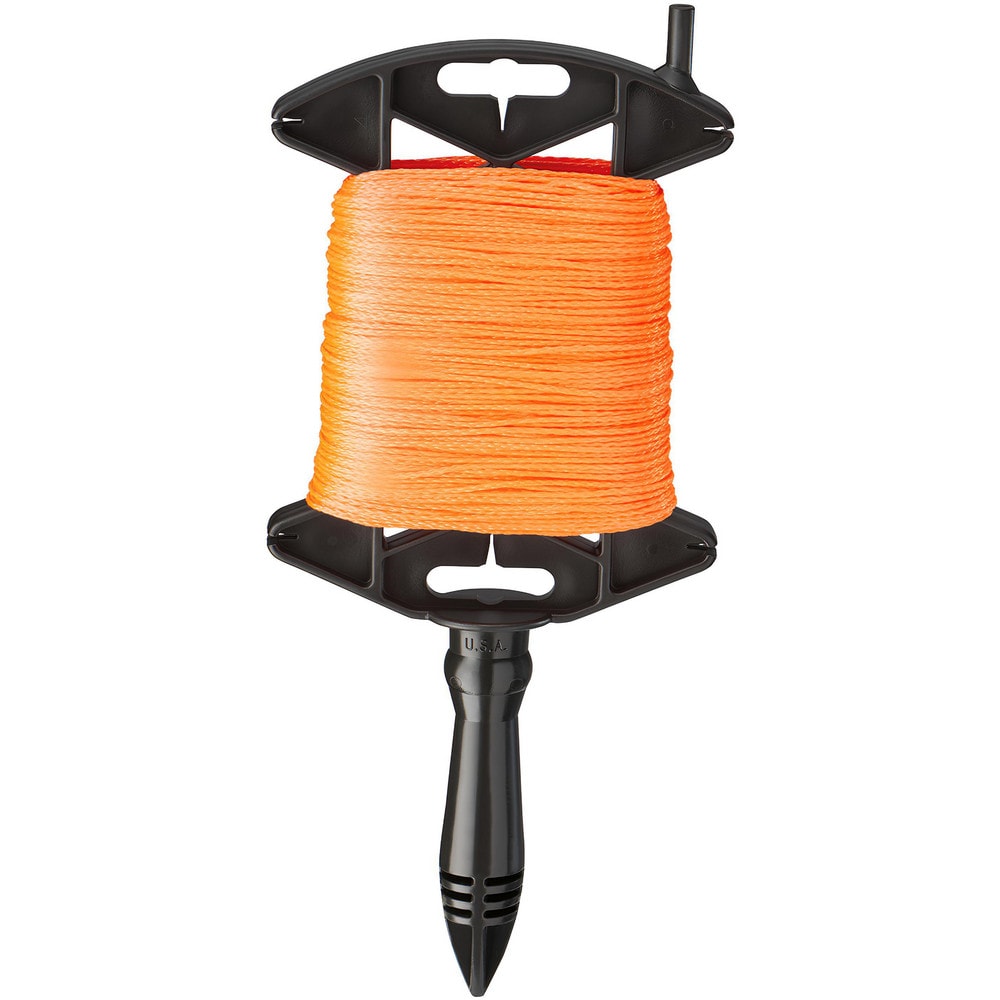 Twine, Twine Type: Braided Twine , Twine Construction: Braided , Material: Nylon , Color: Orange , Twine Size: 500  MPN:39-500OR