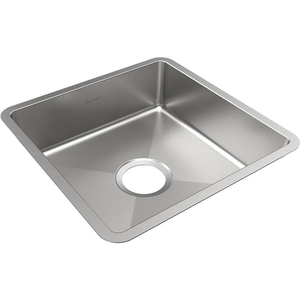 Sinks, Type: Undermount , Mounting Location: Countertop , Number Of Bowls: 1 , Material: Stainless Steel , Faucet Included: No  MPN:ECTRUAD151550