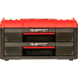 Shuter® Heavy Duty Stackable Toolbox with 2 Drawers 16-1/2