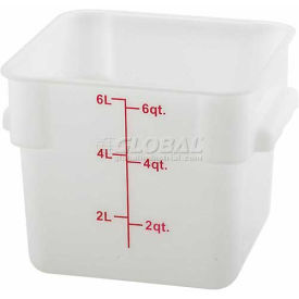 WinCo® Square Storage Container 10-13/16