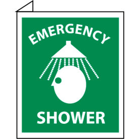 Facility Flange Sign - Emergency Shower TV3