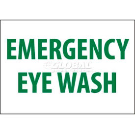 NMC M81PB Sign Emergency Eye Wash 10