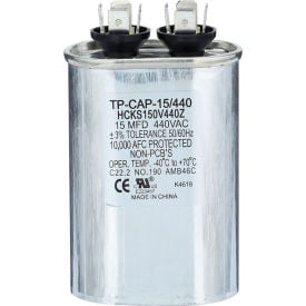 Tradepro® Run Capacitor 15 MFD 440V Oval TP-CAP-15/440