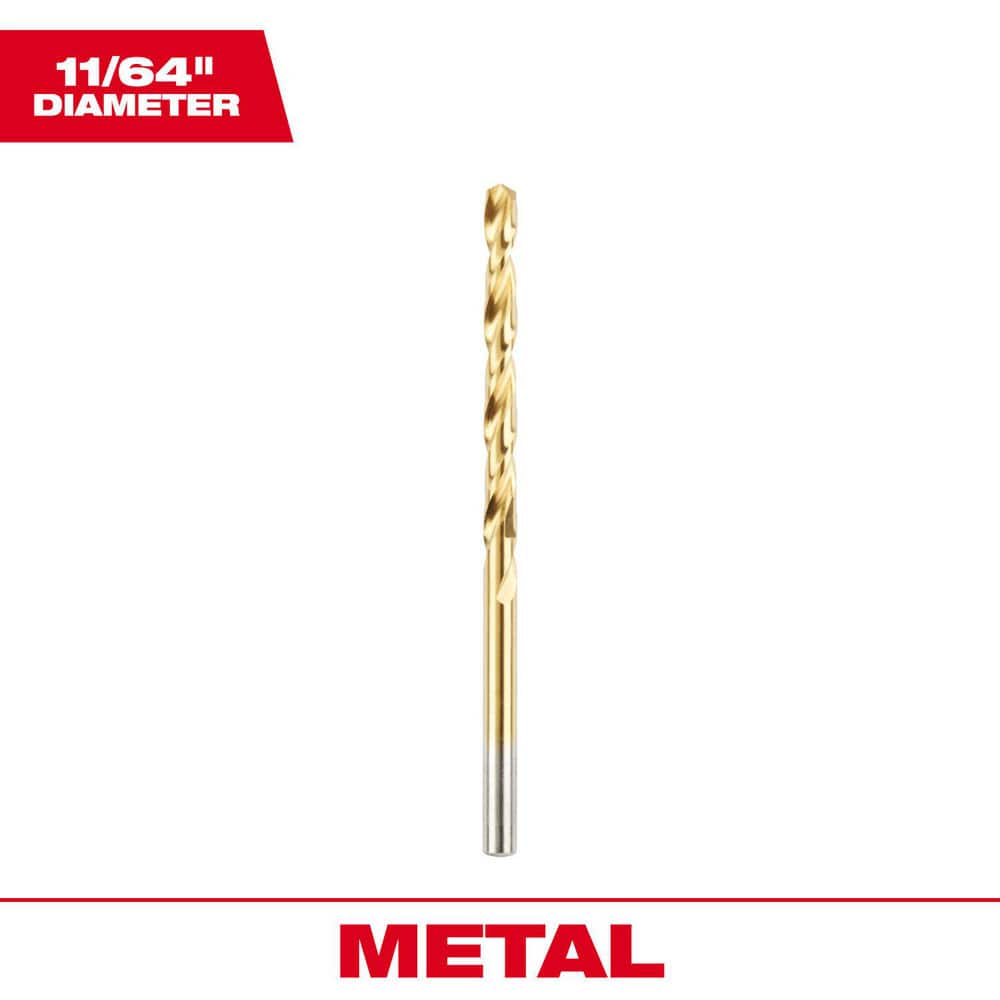 Jobber Length Drill Bits, Drill Bit Size (Inch): 11/64 , Drill Bit Material: High Speed Steel , Cutting Direction: Right Hand  MPN:48-89-2208