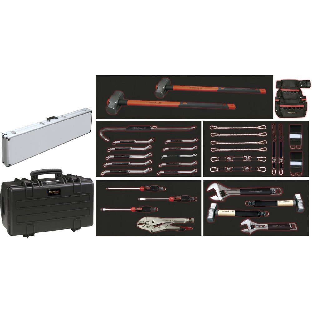 Combination Hand Tool Sets, Set Type: Antidrop Tools Set , Number Of Pieces: 32 , Measurement Type: Inch , Container Type: Case , Tether Style: Tether Capable  MPN:AD591697