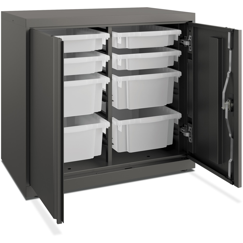 HON Flagship Modular Storage Cabinet - 30in x 18in x 28in - Material: Metal - Finish: Gray MPN:SC182830LGS