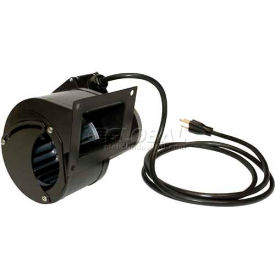 J&D Shaded Pole Blower VBM148A-PC Square Opening with Damper Door and Cord 148 CFM 115V VBM148A-PC