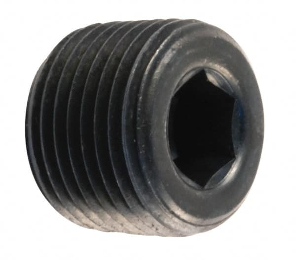 Socket Pressure Plugs, Thread Size: 3/4-18 , Material: Steel , Hex Key Size: 0.25in  MPN:105766-T