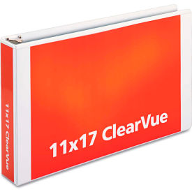 Cardinal® Tabloid ClearVue Slant-D Ring Binder 2