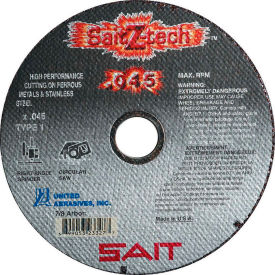 United Abrasives - Sait 23323 Cut Off Wheel Type 1 Z-TECH 4