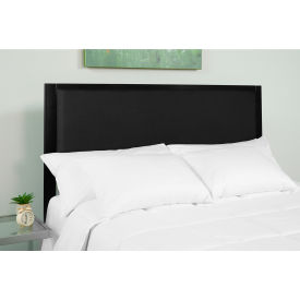 Flash Furniture Melbourne Metal Upholstered Size Headboard in Black King HB1717-K-BK-GGHG-