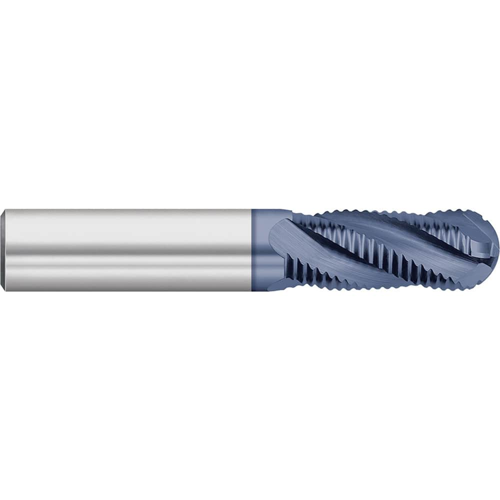 Roughing End Mills, Mill Diameter (Fractional Inch): 1 , Number Of Flutes: 4 , End Mill Material: Solid Carbide , Pitch: Fine , Length of Cut: 2-1/2 (Inch) MPN:TC29965