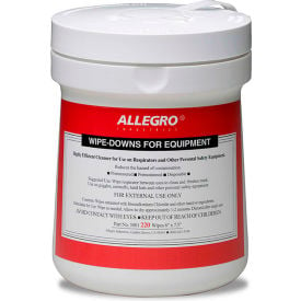 Allegro 5001 Wipe Downs for Equipment - Pop Up Canister 220/Ct. 5001