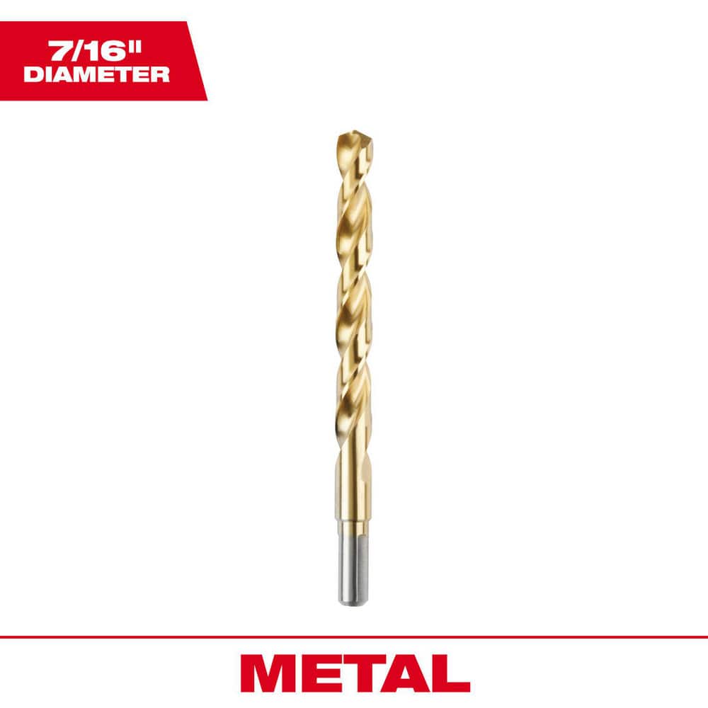 Jobber Length Drill Bits, Drill Bit Size (Inch): 7/16 , Drill Bit Material: High Speed Steel , Cutting Direction: Right Hand  MPN:48-89-2225