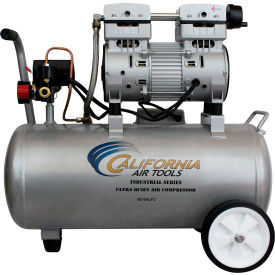 California Air Tools Portable Electric Air Compressor 1 HP 8 Gallon Capacity Horizontal 4 CFM 8010ALFC