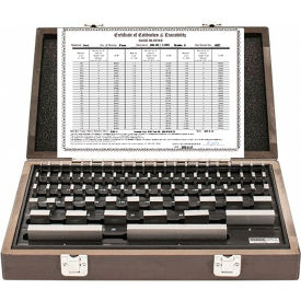 iGAGING Gage Block SET Shop Grade Nist Certified 81 Pieces 36-081-B