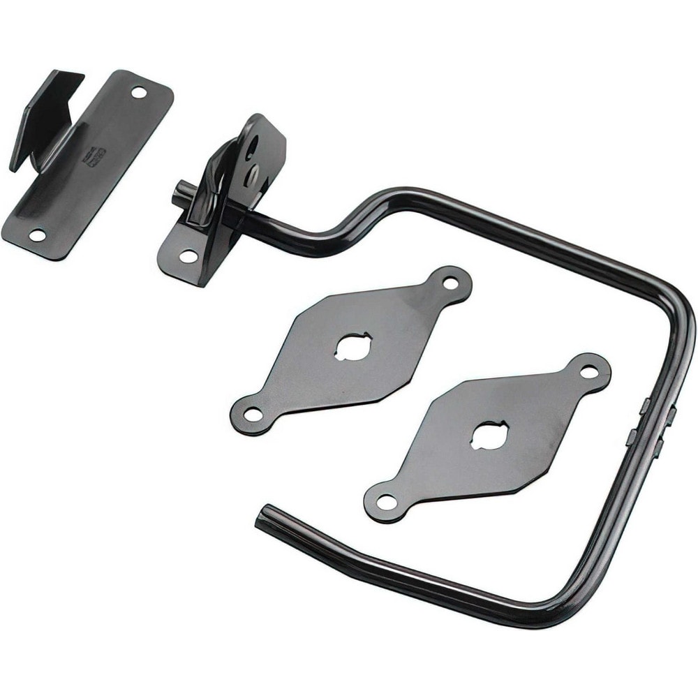 Gate Latches, Mount Type: Screw , Finish/Coating: Black , Overall Length: 2.44 , Projection: 2.16in , Overall Width: 1  MPN:308FBR