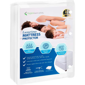 Hygea Natural XL Twin Size Luxurious Water Resistant Mattress/Box Spring Cover 39W x 80L - HYB-1002 HYB-1002