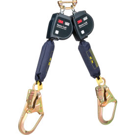 3M™ Dbi-Sala Nano-Lok XL Twin-Leg Self Retracting Lifeline Quick Connect Stl Rebar Hook 9'L 3100615