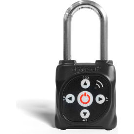 eGeeTouch® Smart Lockout Tagout Padlock Black 5-05105-99