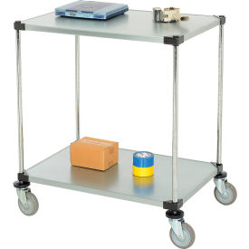 Nexel® 2 Shelf Cart Galvanized 36