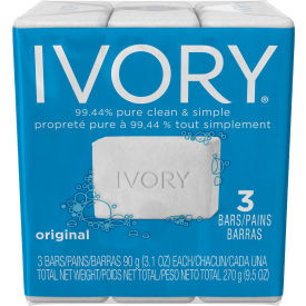 Ivory® Individually Wrapped Bar Soap White 3.1 Oz. Bars 72/Case - PAG12364 PAG12364