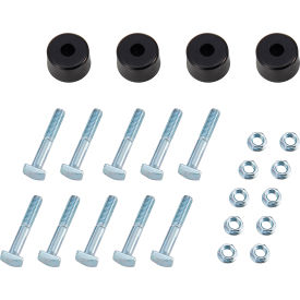 GoVets™ Bolted Pallet Rack Hardware Kit Includes 10 Nuts 10 Bolts 4 Bushings 817298