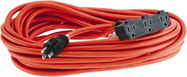 50', 12/3 Gauge/Conductors, Orange Indoor & Outdoor Extension Cord MPN:BD-18185