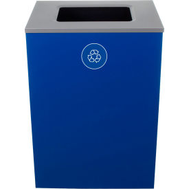 Busch Systems Spectrum Cube XL Recycling Can 32 Gallon Blue 104004