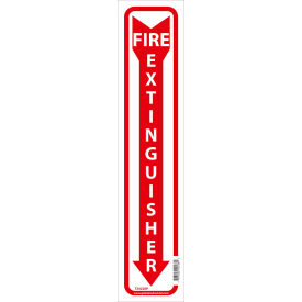 GoVets™ Fire Extinguisher Sign 18x4 Pressure Sensitive Vinyl 220P724