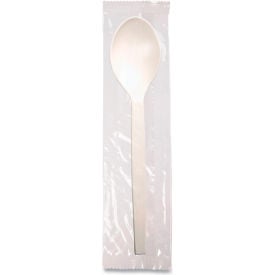 WNA EcoSense Renewable Mediumweight Individually Wrapped Spoons Plant Starch Natural 750/Carton EPS073