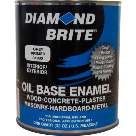 Diamond Brite Oil Gray Primer Paint 32 Oz. Pail 1/Case - 31900-4 31900-4