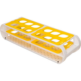 SP Bel-Art Switch-Grid Test Tube Rack 12 Places For 25-30mm Tubes Yellow 187450014