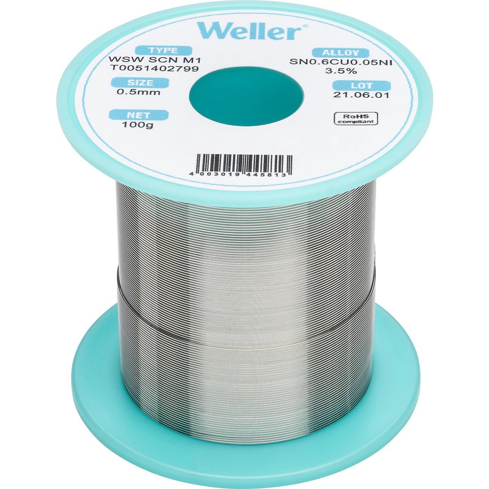 Solder, Solder Type: Silver Free , Material: Alloy , Container Type: Spool , Container Size: 100 g , Application: Electric, Electronic, Repair, Solder Robot MPN:T0051402799