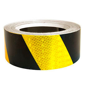 Super Brite Reflective Tape Yellow/Black 2