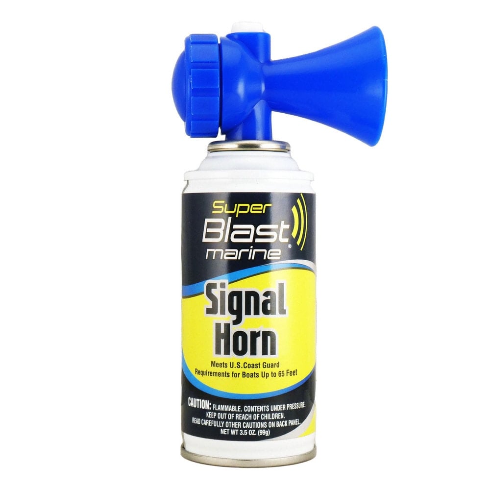 Super Blast Marine/Sports Horn meets U.S. Coast Guard Requirements for boats up to 64 feet/ 20 Meters. Produces a loud sound that can be heard from long distances and through heavy background noise. Great for boating, sports, MPN:SBM35-8042