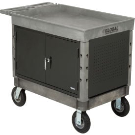 GoVets™ Utility Cart w/2 Tray Shelves & 8