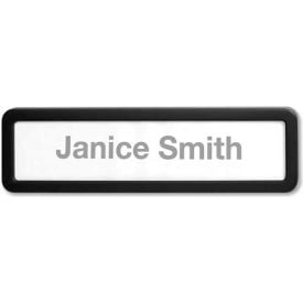 Lorell Cubicle Nameplate Black 80669