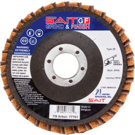 United Abrasives - Sait 77761 Grind/Finish Flap Disc T29 4-1/2 