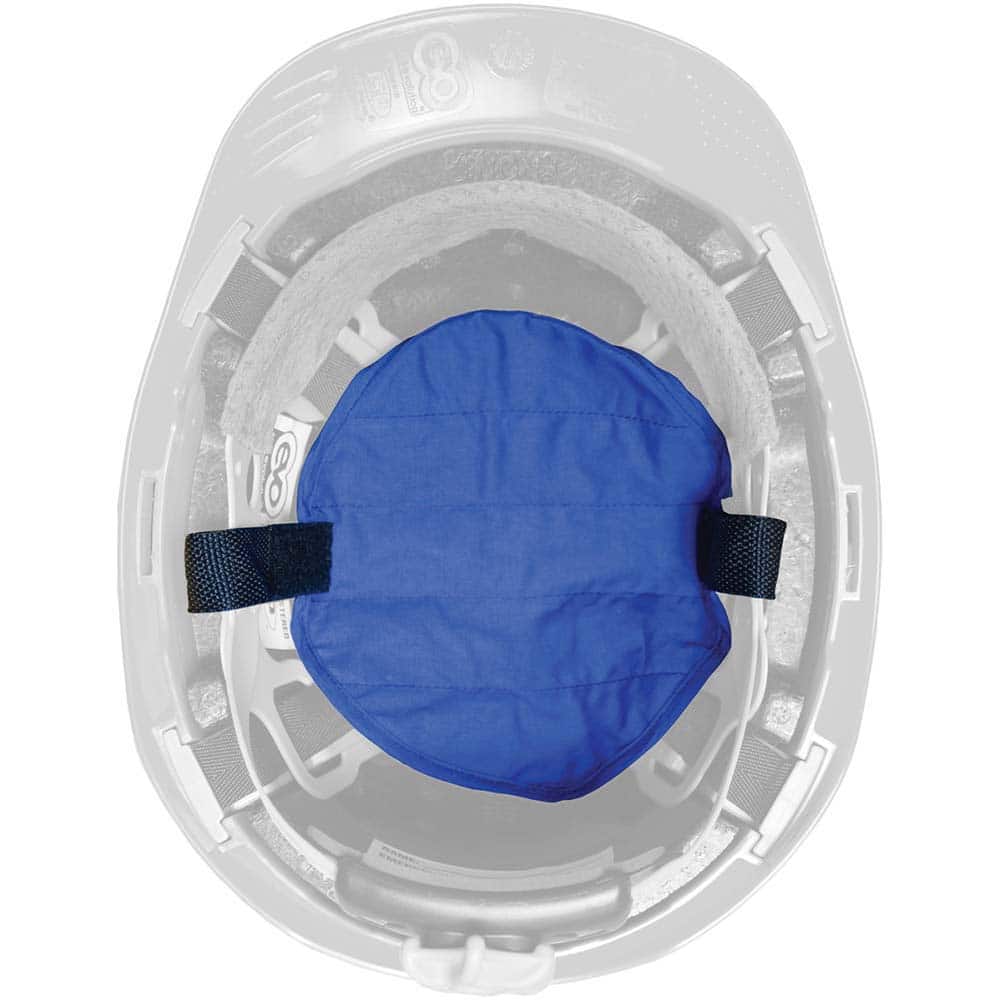 Hard Hat Cooling Pad: Cotton & Polyester, Blue MPN:396-405-BLU