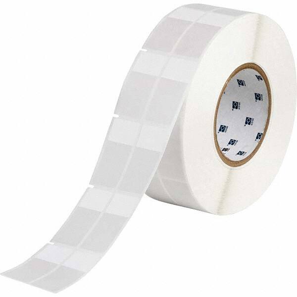 Label Maker Label: Clear & White, Vinyl, 3,000 per Roll MPN:30349