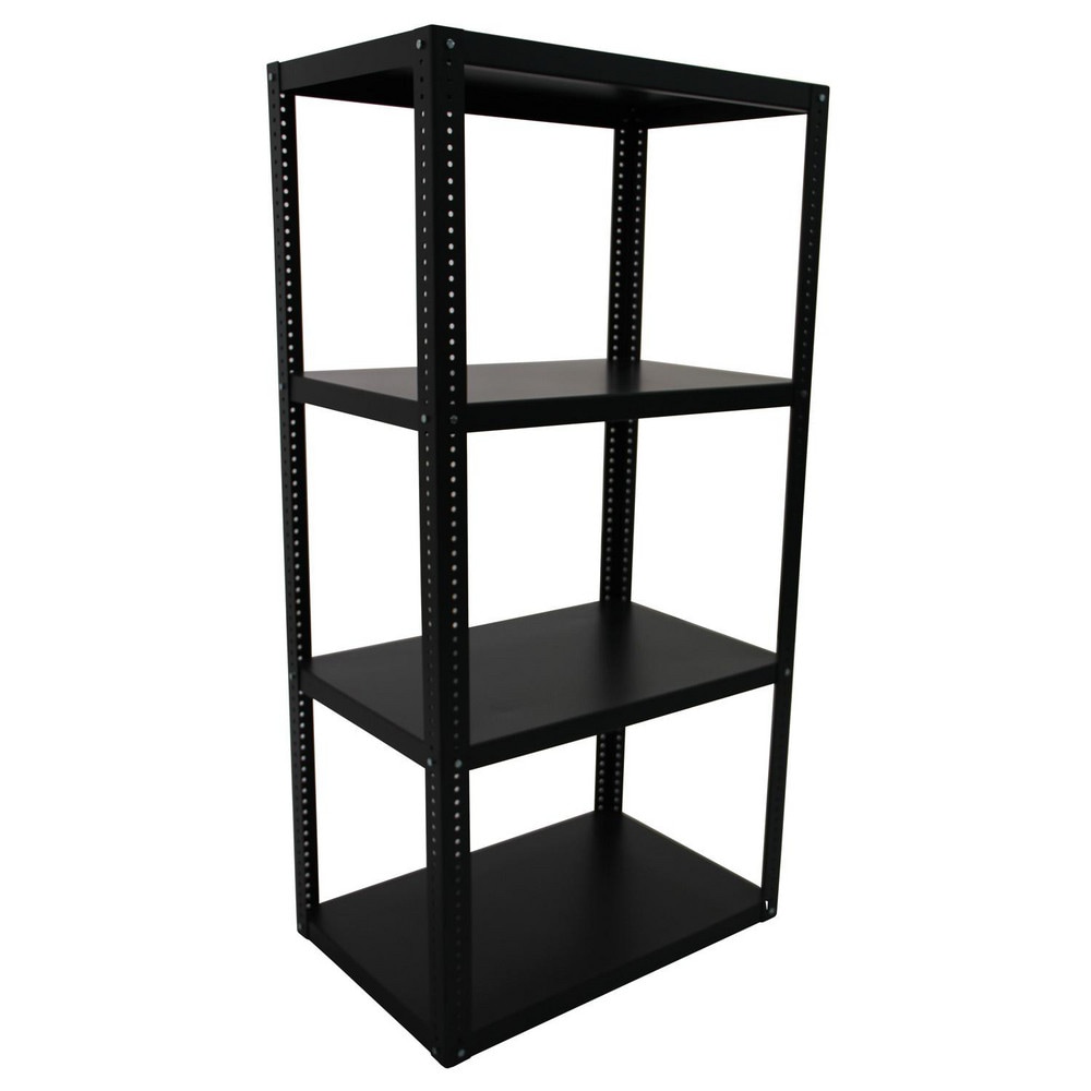 Steel Shelving, Shelf Type: Adjustable, Open , Starter or Add-On: Starter Unit , Adjustment Type: Bolt & Nut , Boltless: No , Shelf Capacity: 1500  MPN:F89012