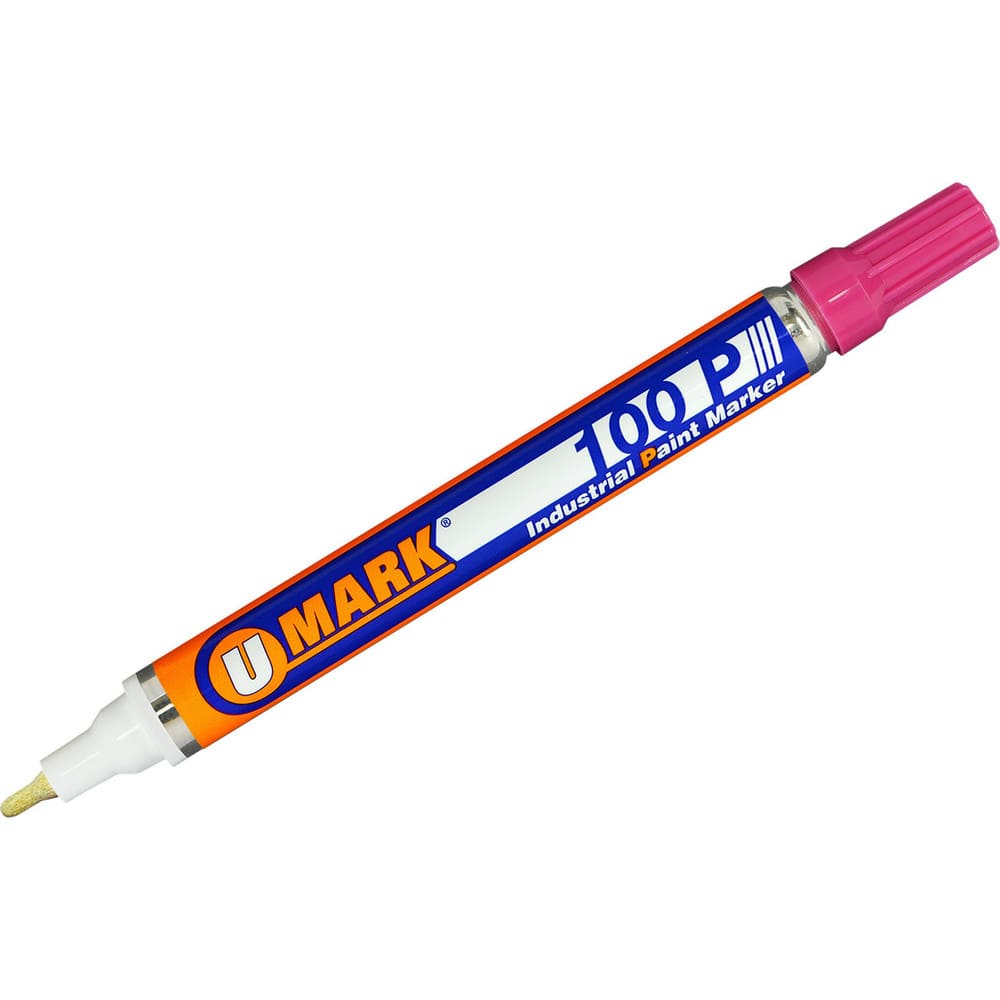 Markers & Paintsticks, Marker Type: Liquid Paint Marker, Tip Shape: Bullet, Color: Pink, Ink Type: Oil Base, Tip Type: Fine Line, For Use On: Dry or Damp Wood MPN:10211FL