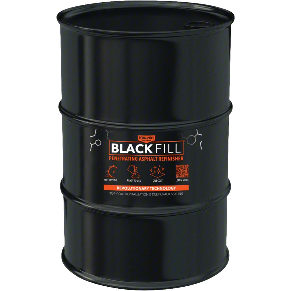 Drywall & Hard Surface Compounds, Product Type: Asphalt Patch , Color: Black , Container Size: 55 gal , Container Type: Drum , Application Method: Brush  MPN:PP-BF-55