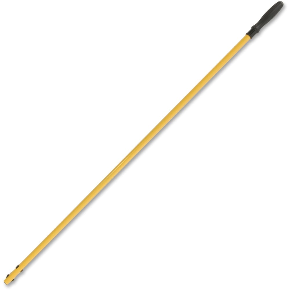 Rubbermaid Commercial Hygen Quick Connect Aluminum Mop Handle, 58inL, Yellow (Min Order Qty 4) MPN:Q75000YEL